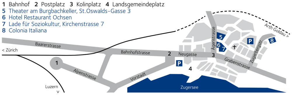 Lageplan zur Veranstaltung «Höhenflug 2015»