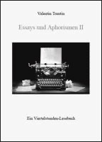 Buchcover: Essays und Aphorismen II