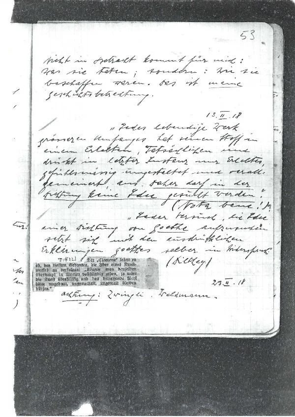 Daniel Annen präsentiert die Publikation „Inglins Tagebuch 1913 – 1920“