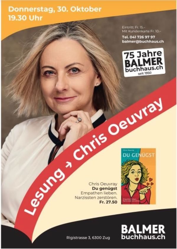 Lesung mit Chris Oeuvray