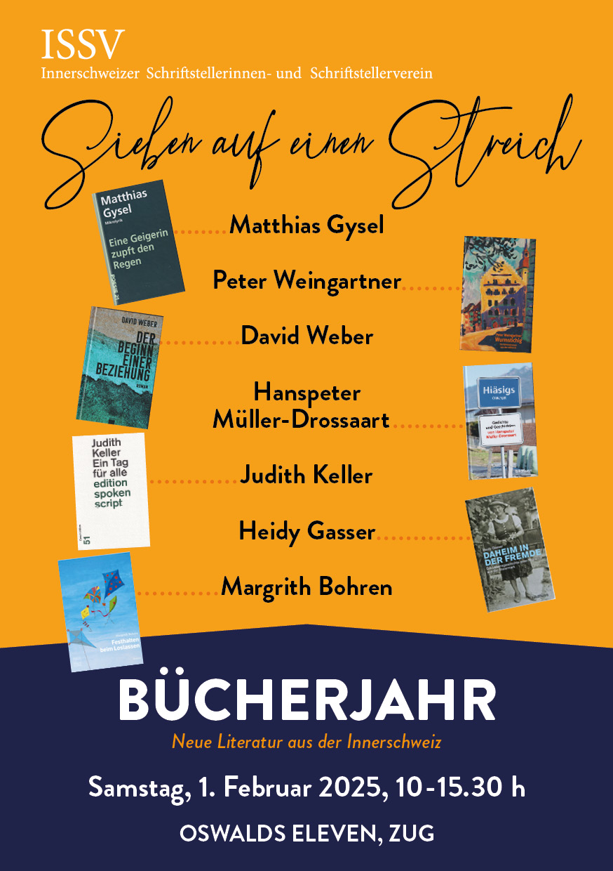 Bücherjahr – Neue Literatur aus der Innerschweiz