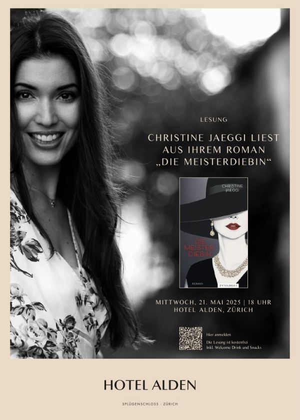 Lesung von Christine Jaeggi im Hotel Alden Splügenschloss