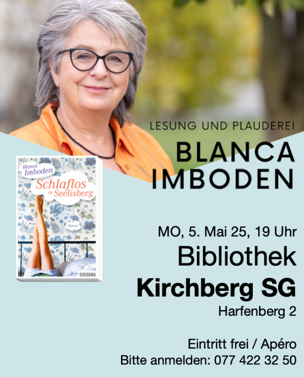 Lesung und Plauderei mit Blanca Imboden