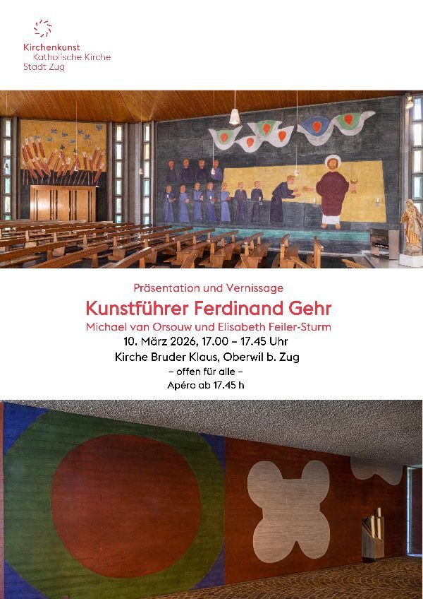 Vernissage des Kunstführers zu Ferdinand Gehr mit Michael van Orsouw