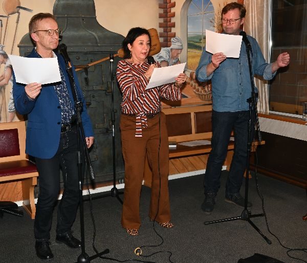 Satz&Pfeffer-Lesebühne mit Judith Stadlin, Thomas Brändle, Frank Sorge und Michael van Orsouw